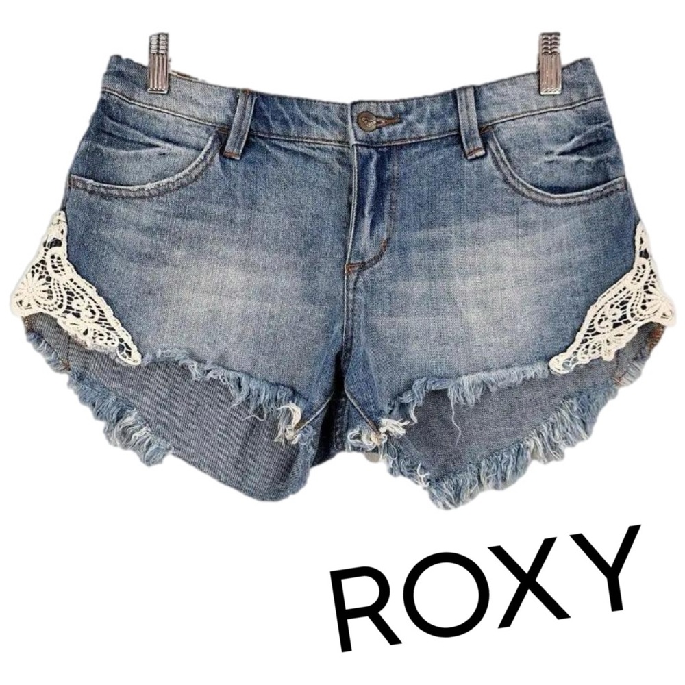Roxy size 7 shorts with Lace Daisy Dukes 0069